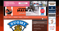 Desktop Screenshot of juniorihaukat.net